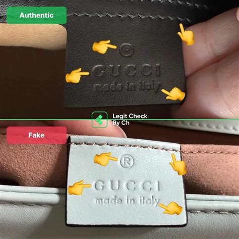 gucci box real vs fake|gucci marmont bag authentication.